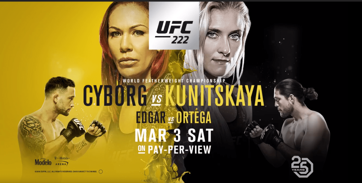 UFC 222 live results: Cris Cyborg vs. Yana Kunitskaya