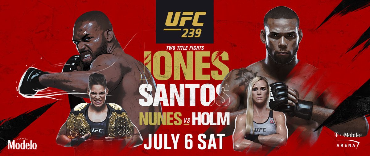 UFC 239 live results: Jones vs. Santos, Nunes vs. Holm
