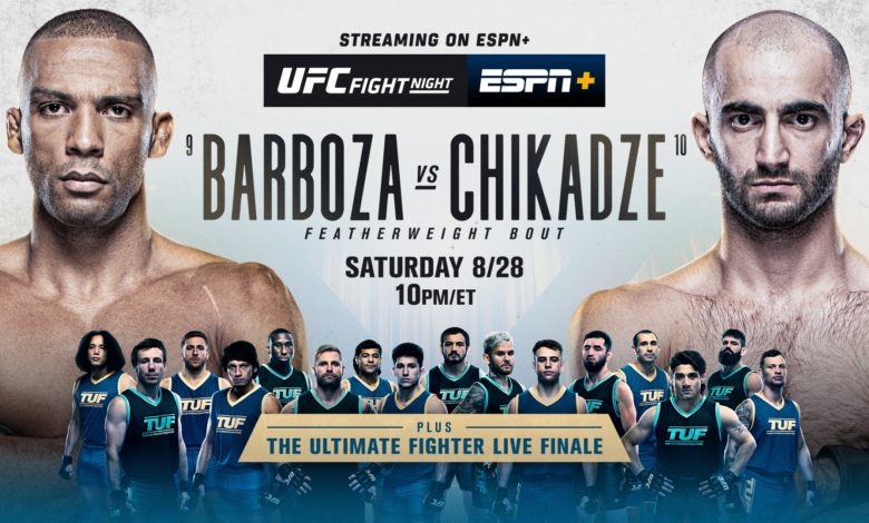 UFC on ESPN 30 live results: Edson Barboza vs. Giga Chikadze