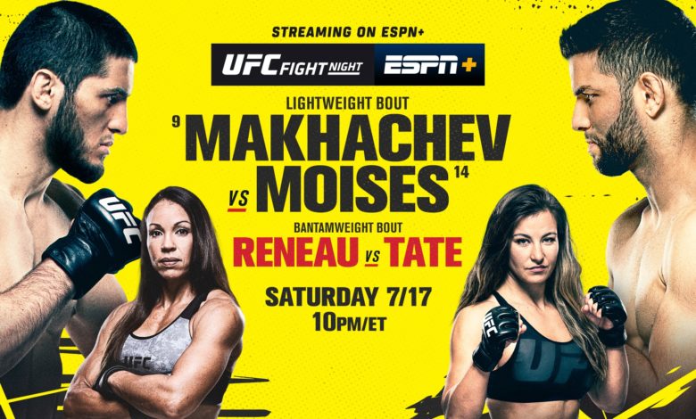 UFC on ESPN 26 live results: Miesha Tate returns, Makhachev-Moises