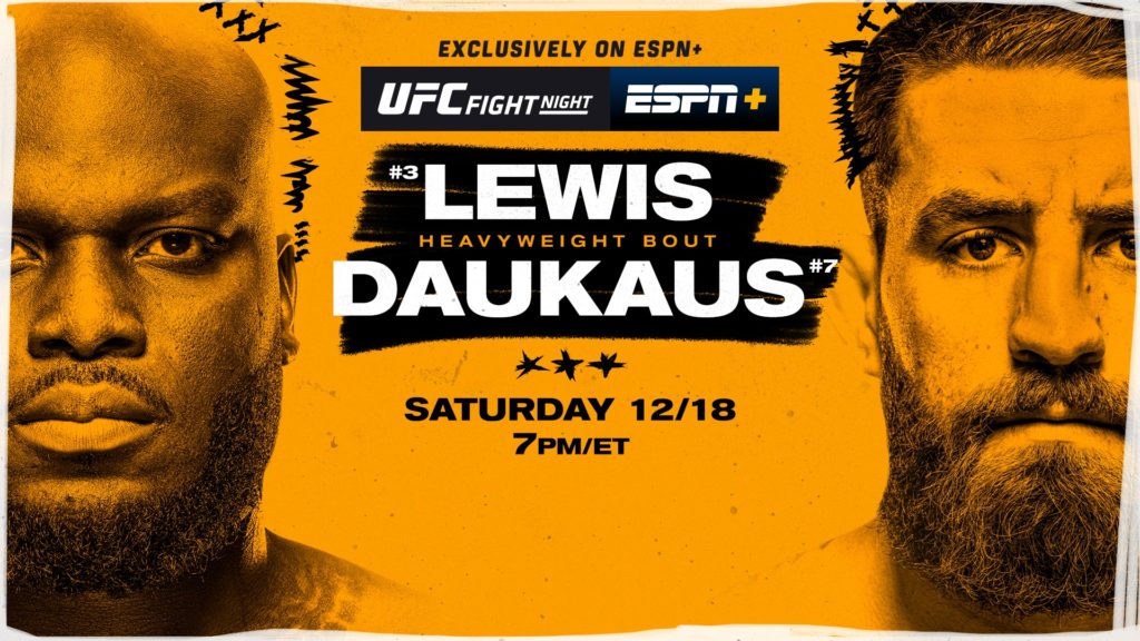 UFC on ESPN+ 57 live results: Derrick Lewis vs. Chris Daukaus