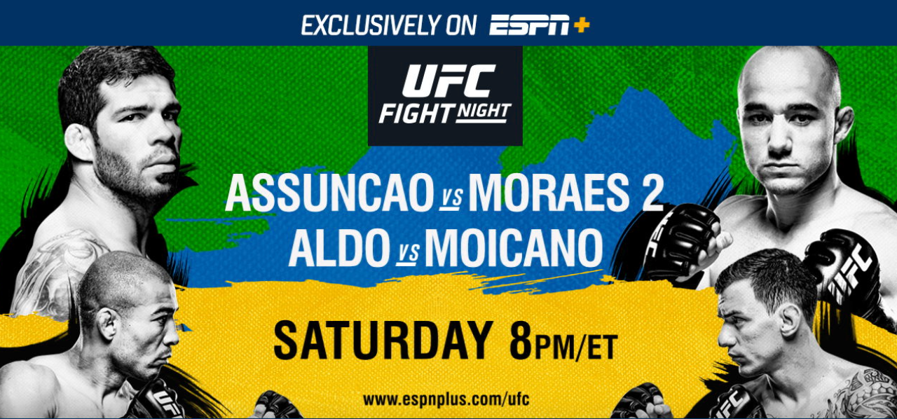 UFC on ESPN+ 2 live results: Assuncao-Moraes, Aldo-Moicano