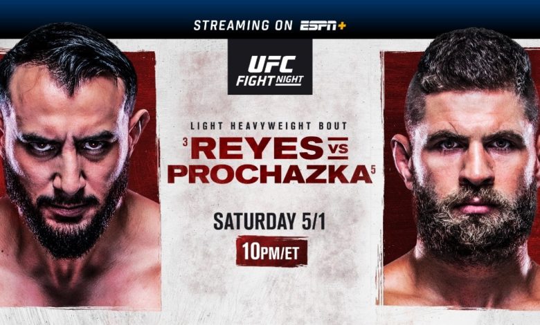 UFC on ESPN 23 live results: Dominick Reyes vs. Jiri Prochazka