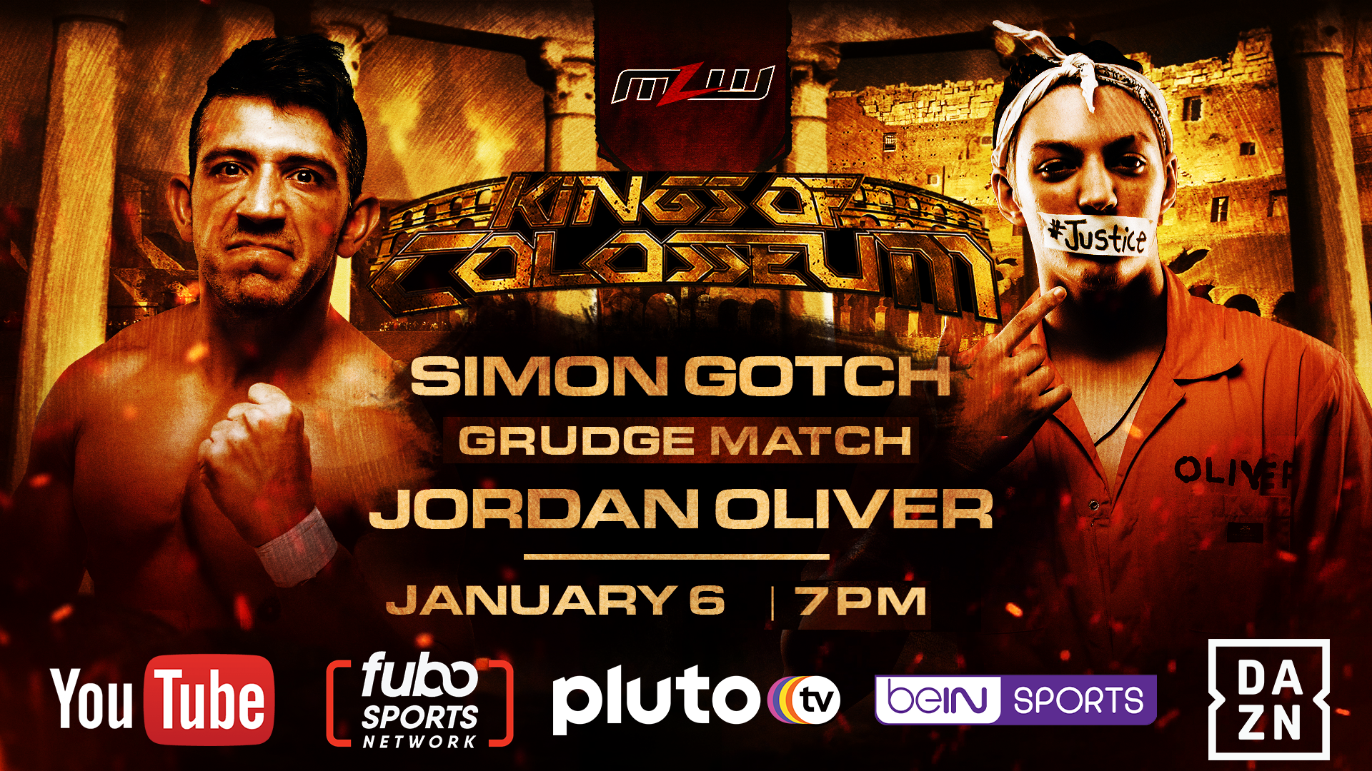 Jordan Oliver vs. Simon Gotch added to MLW Kings of Colosseum