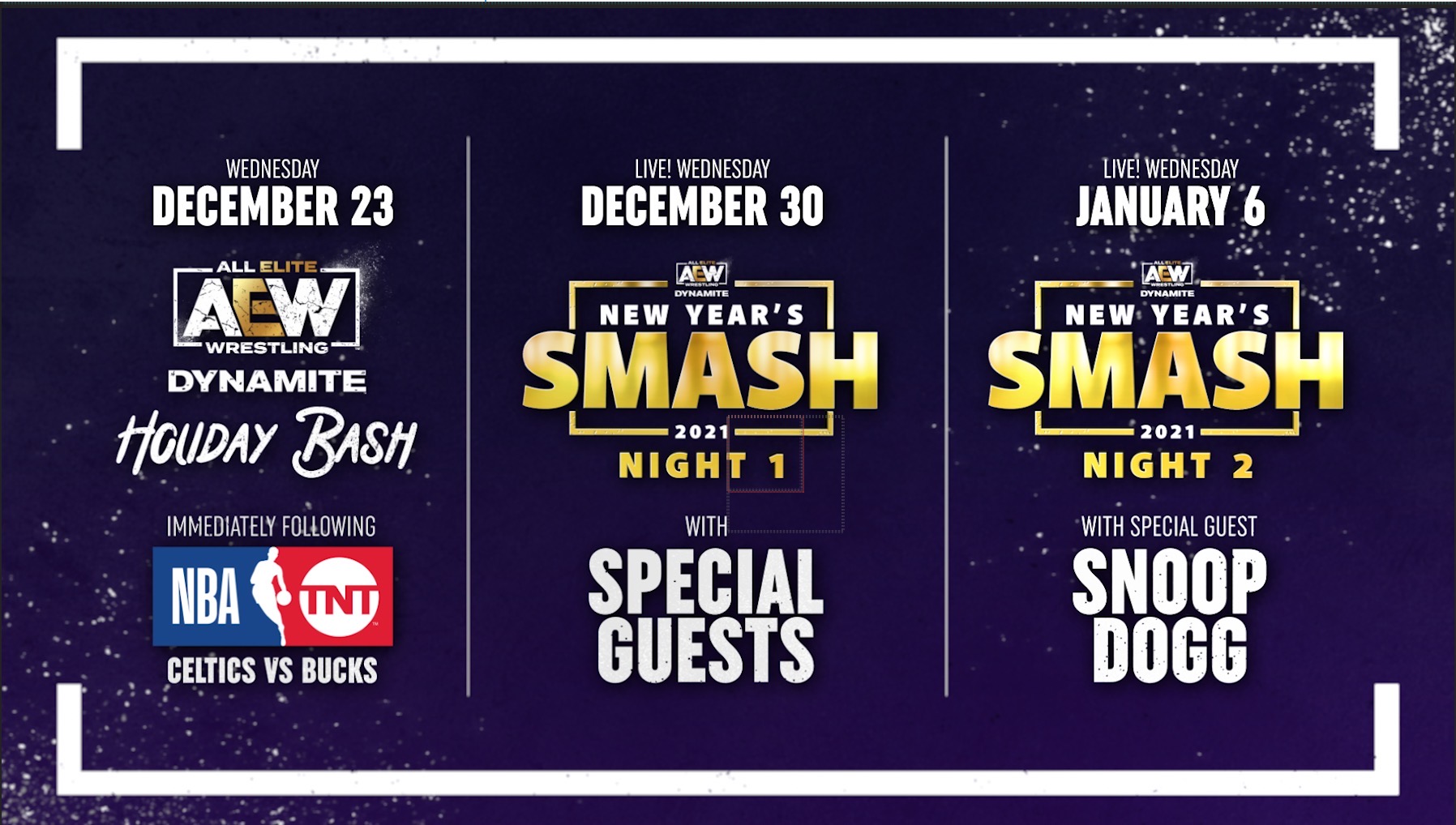 AEW announces Holiday Bash, New Year’s Smash special events