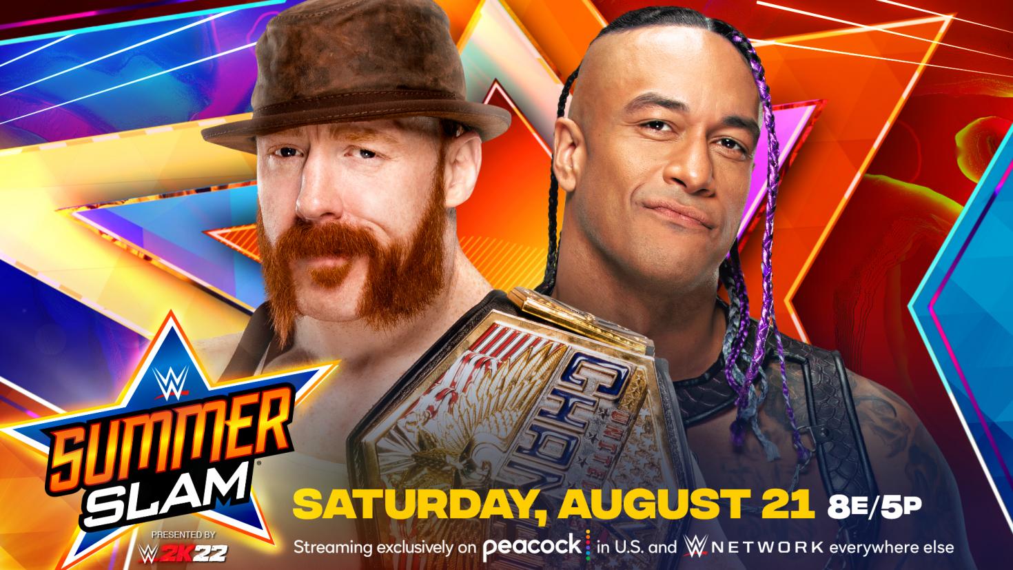United States title match set for WWE SummerSlam