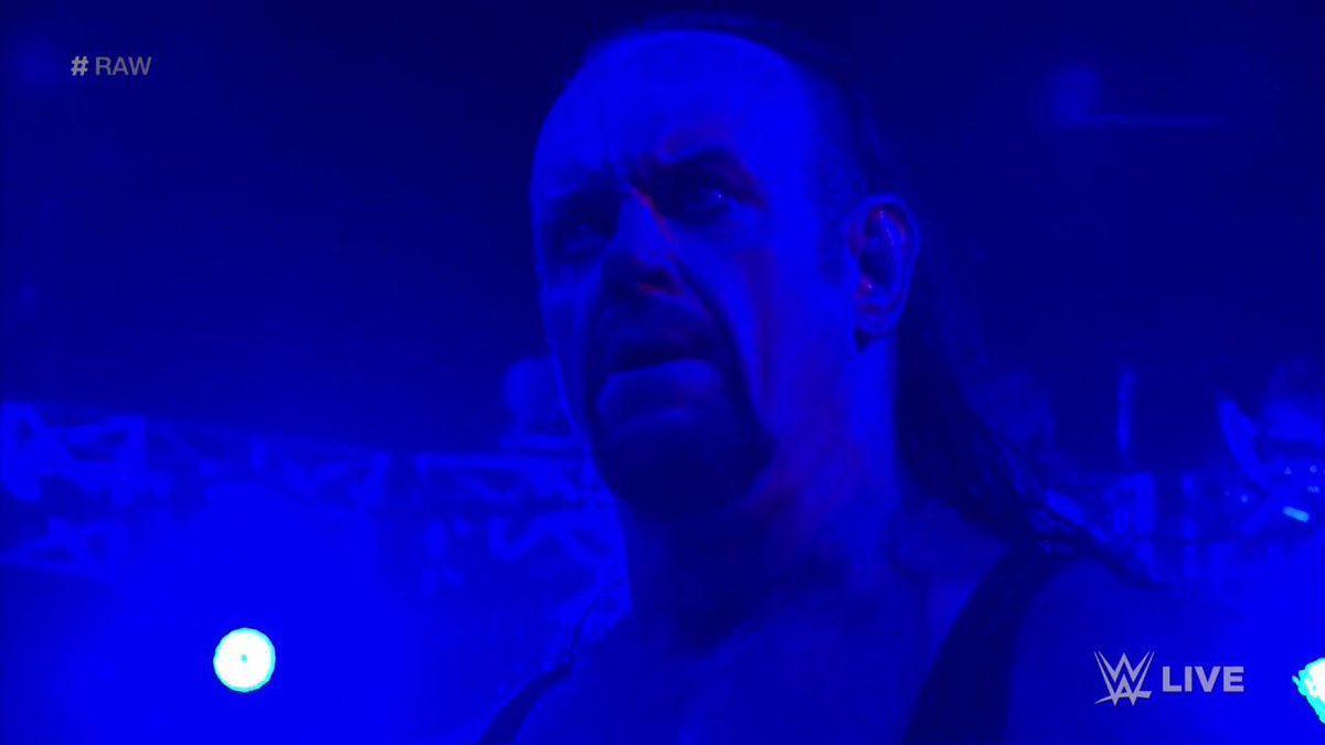 The Undertaker appears on WWE Raw