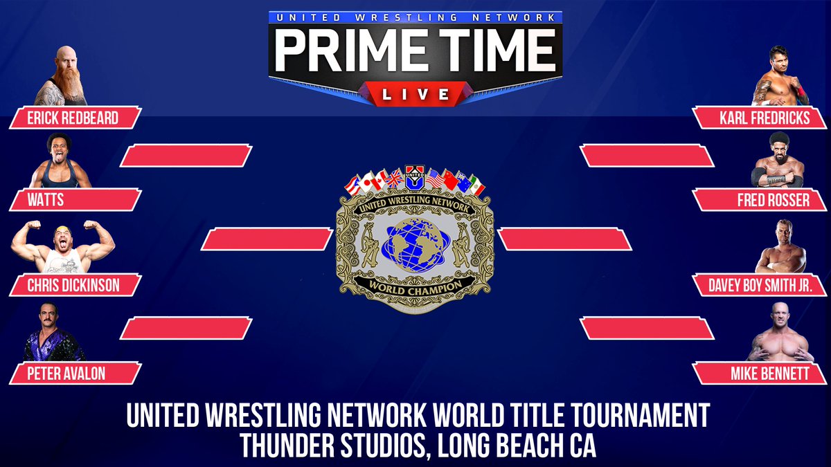 UWN reveals Primetime Live World title tournament bracket