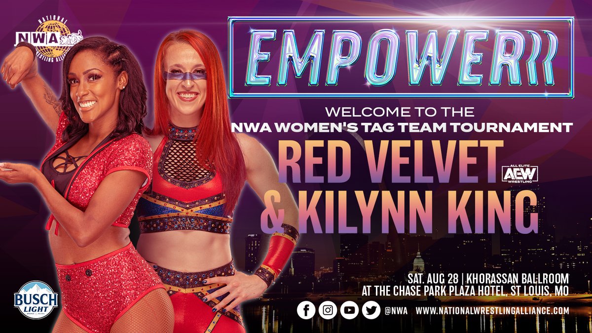 AEW’s Red Velvet & KiLynn King set for NWA Empower tag tournament