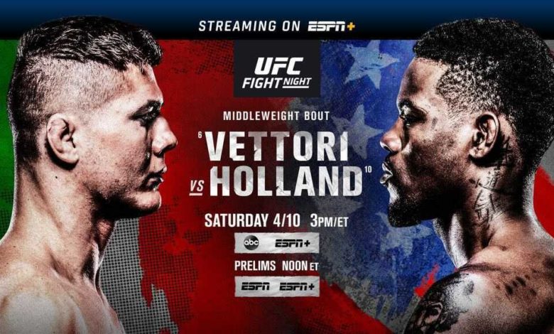 UFC on ABC 2 live results: Marvin Vettori vs. Kevin Holland