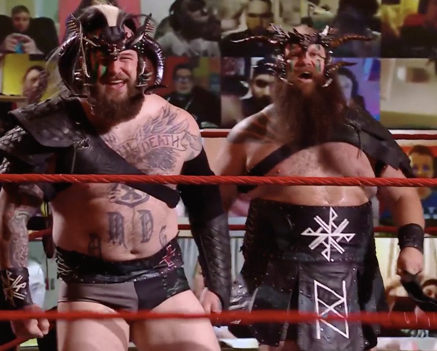 The Viking Raiders return to action on WWE Raw
