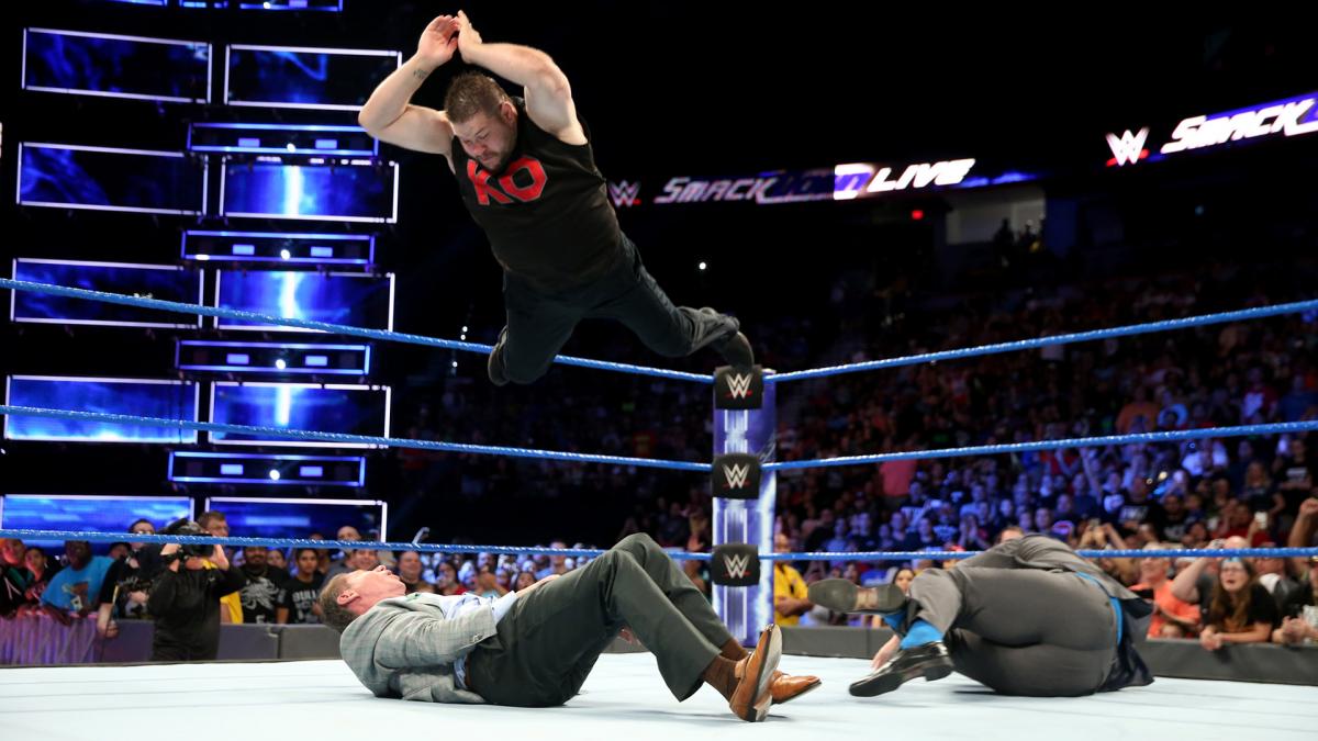 WWE SmackDown video highlights: Kevin Owens attacks Mr. McMahon
