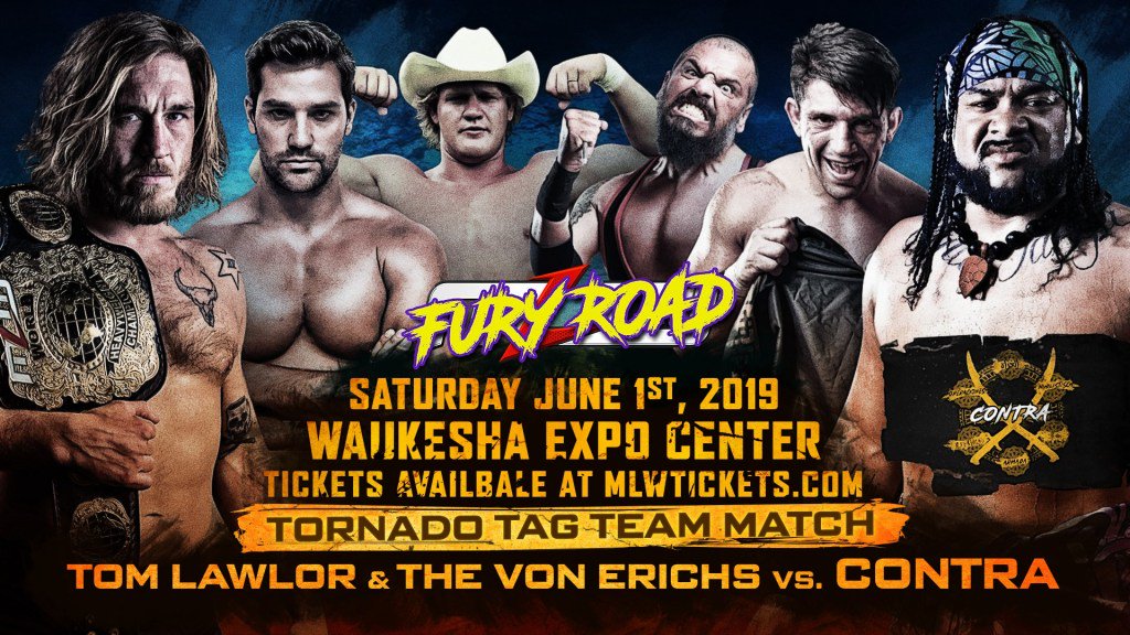 Von Erichs to team with Tom Lawlor at MLW TV tapings
