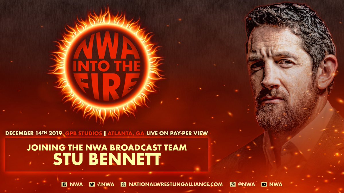 Wade Barrett joins NWA commentary team, updated Into the Fire card