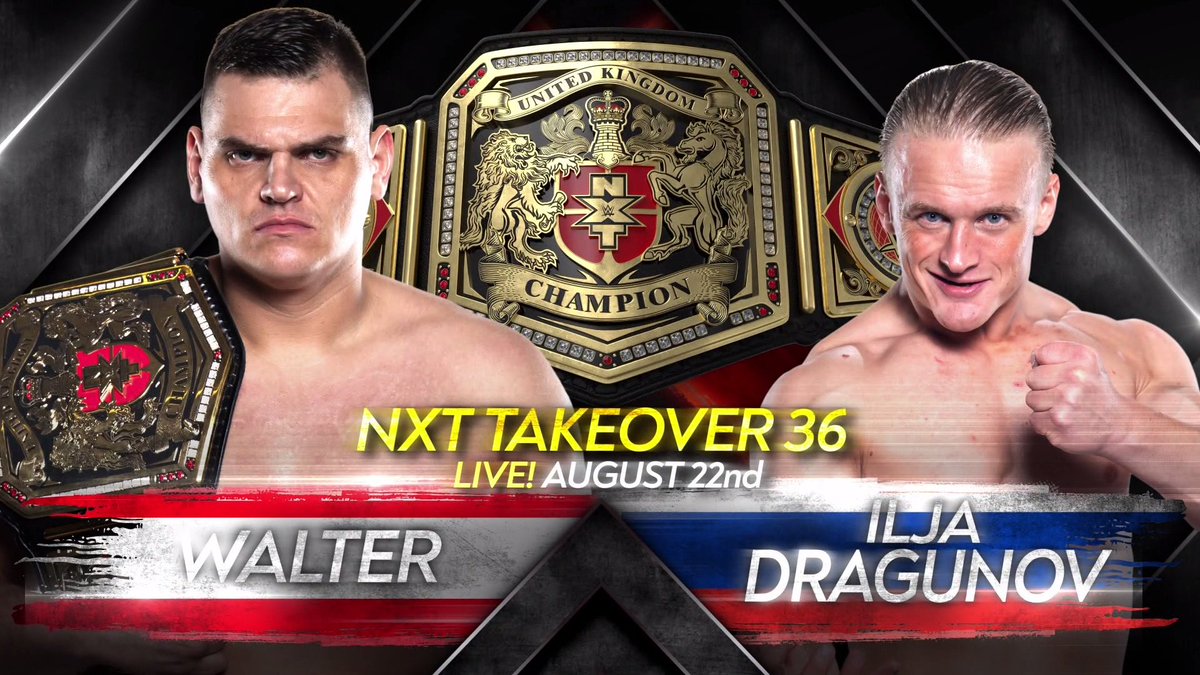 WALTER vs. Dragunov UK title match set for NXT TakeOver 36