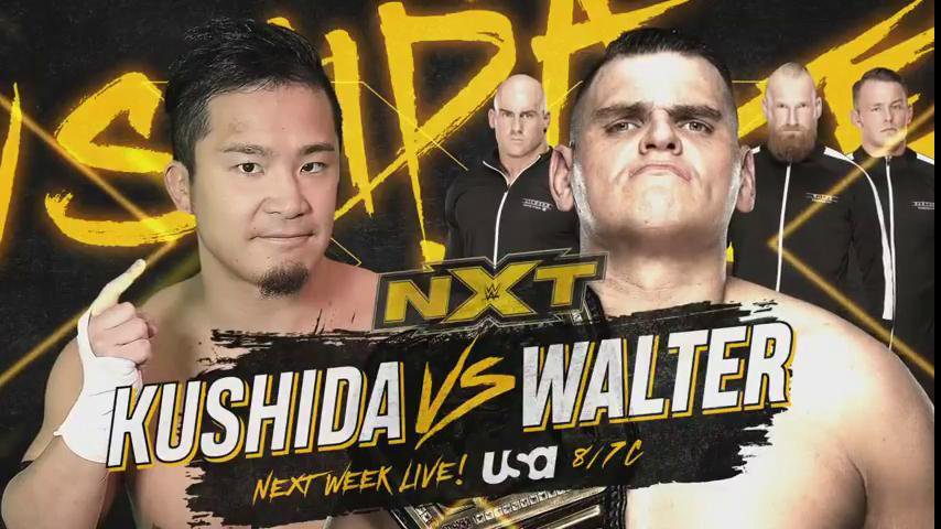 WALTER vs. Kushida announced for next week’s NXT