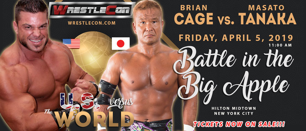 WrestleCon US vs. The World results: Brian Cage vs. Masato Tanaka