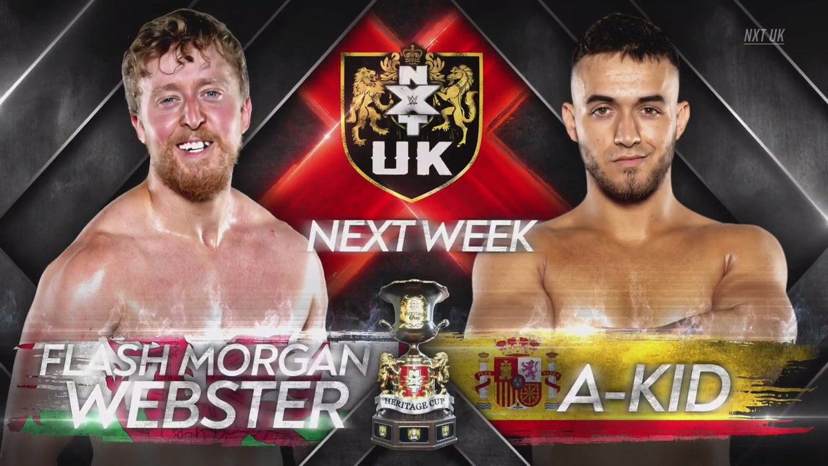 Heritage Cup match, KLR address announced for next week’s NXT UK