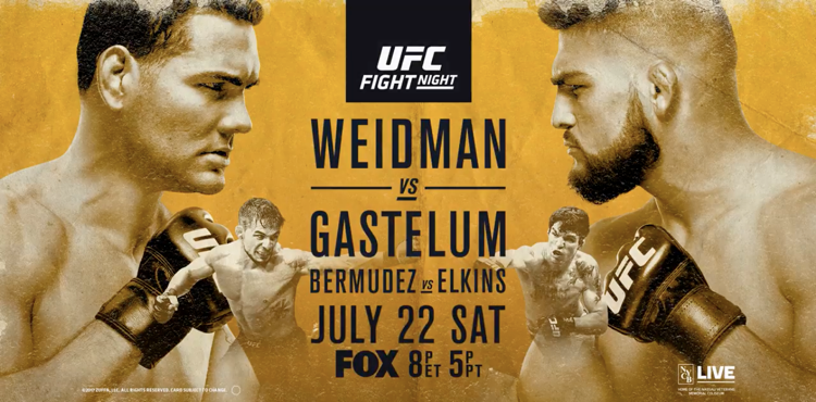 UFC on FOX 25 live results: Weidman vs. Gastelum