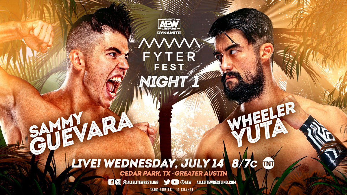 Sammy Guevara vs. Wheeler Yuta set for AEW Dynamite