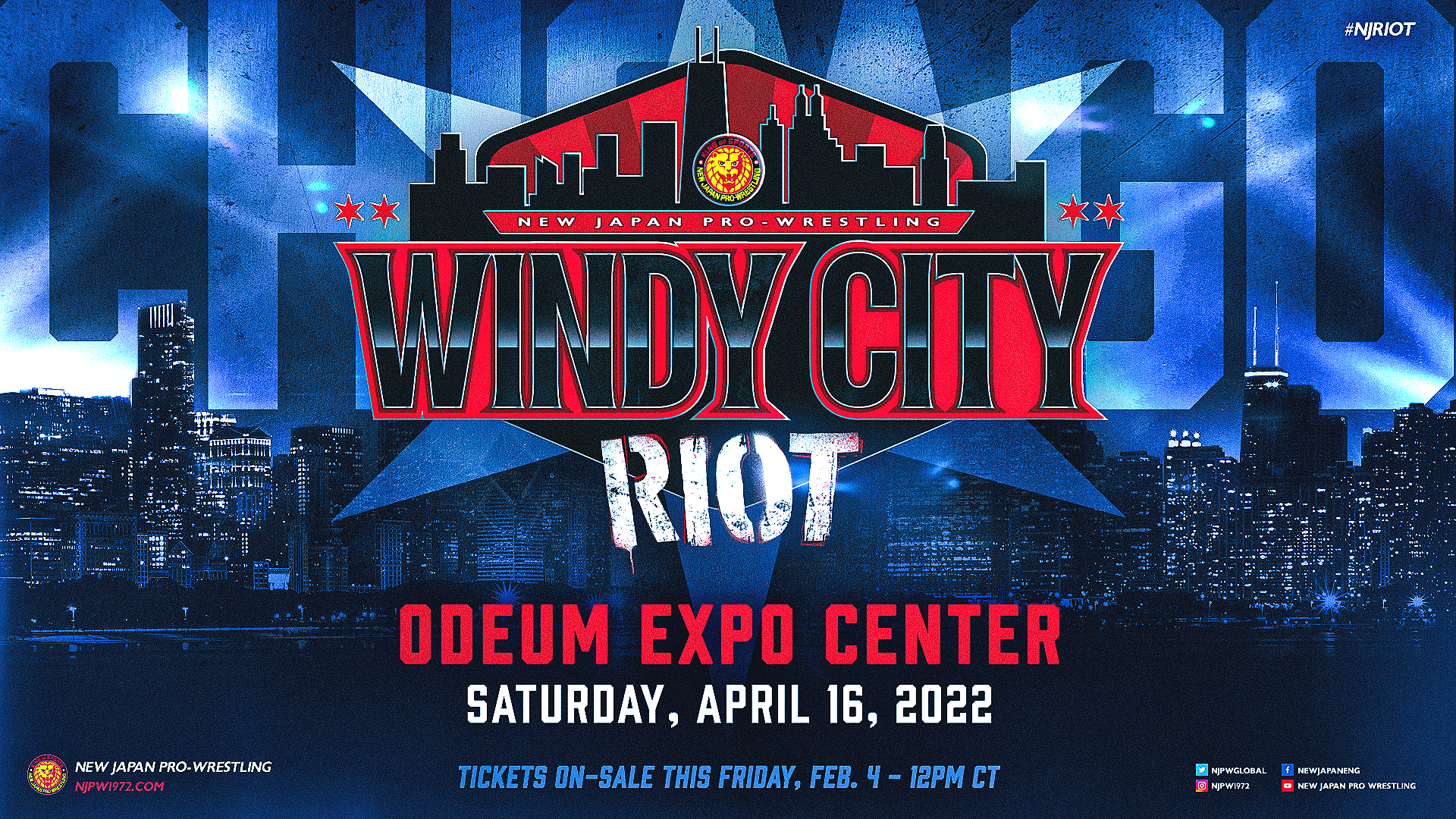 NJPW announces Windy City Riot event for Chicago area
