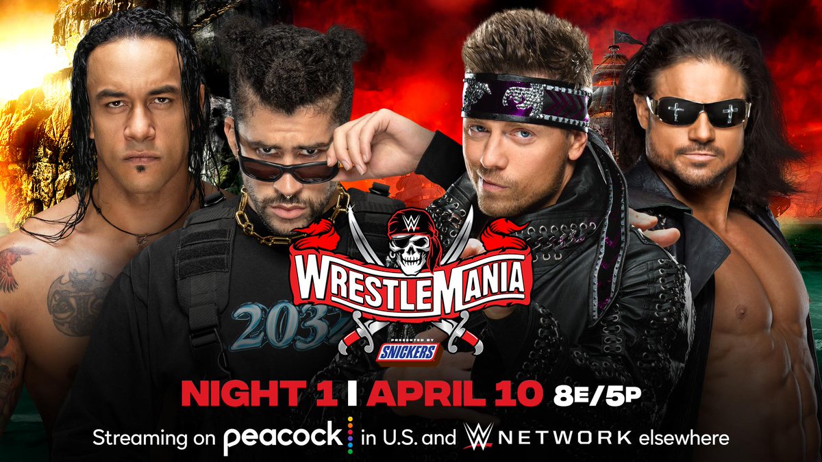 Bad Bunny to team with Damian Priest at WWE WrestleMania 37