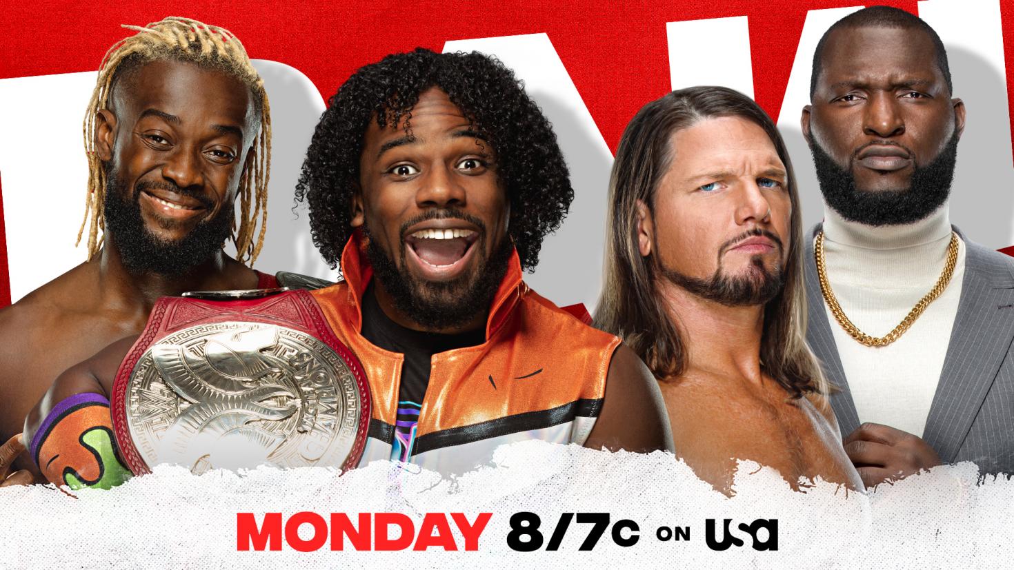 Xavier Woods vs. AJ Styles rematch announced for WWE Raw