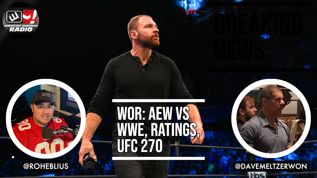 WOR: AEW vs. WWE Q4, ratings, UFC 270