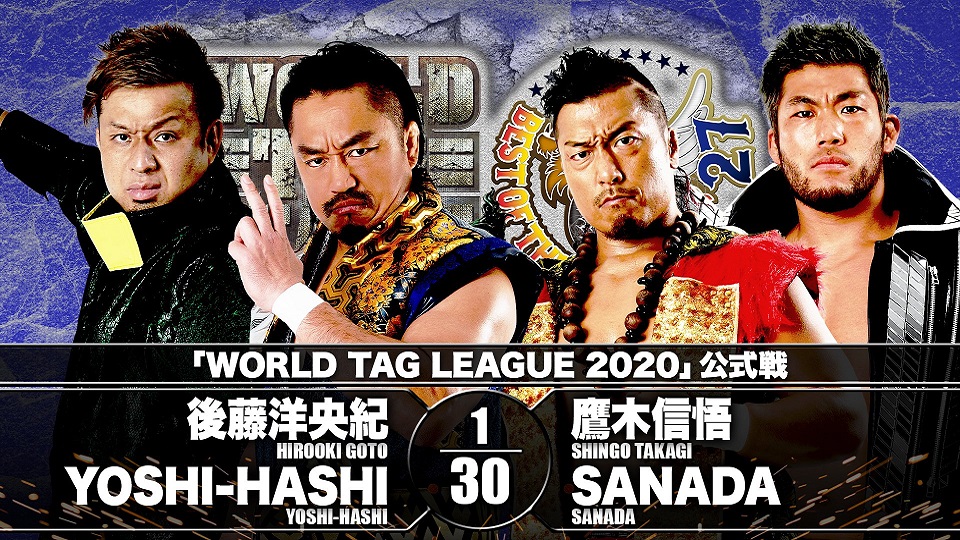 NJPW WTL results: Shingo Takagi & SANADA vs. Goto & YOSHI-HASHI