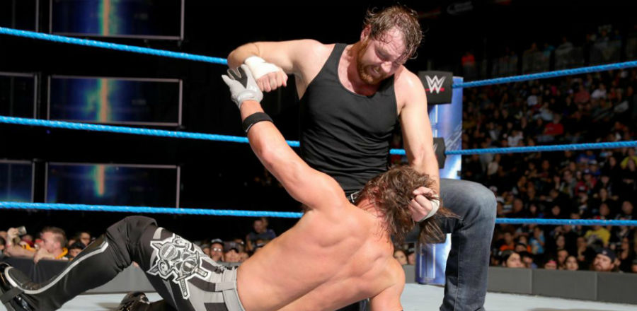 WWE Edmonton, AB, Canada live results: Ambrose vs. Miz vs. Styles