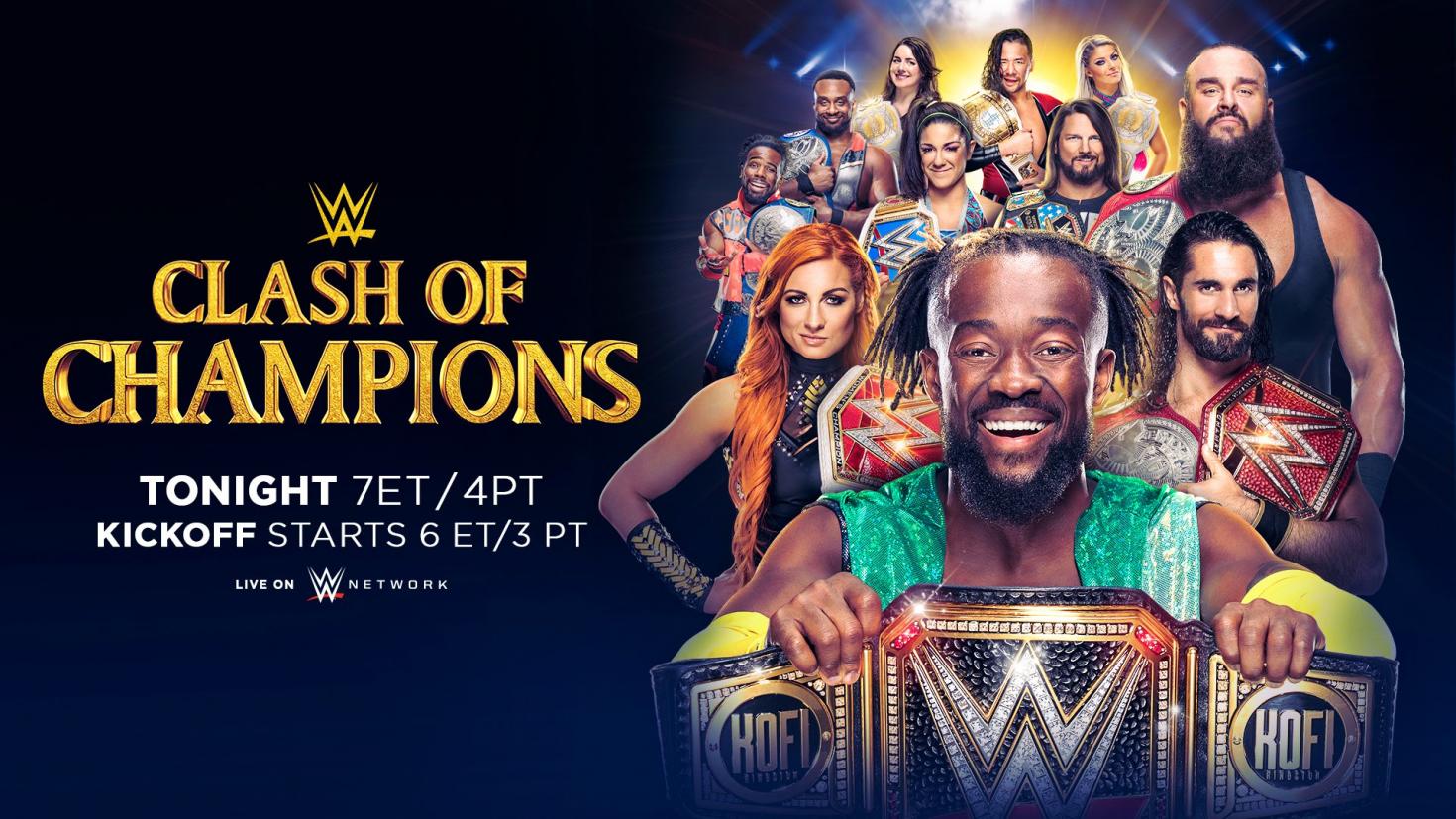 WWE Clash of Champions live results: Rollins vs. Strowman