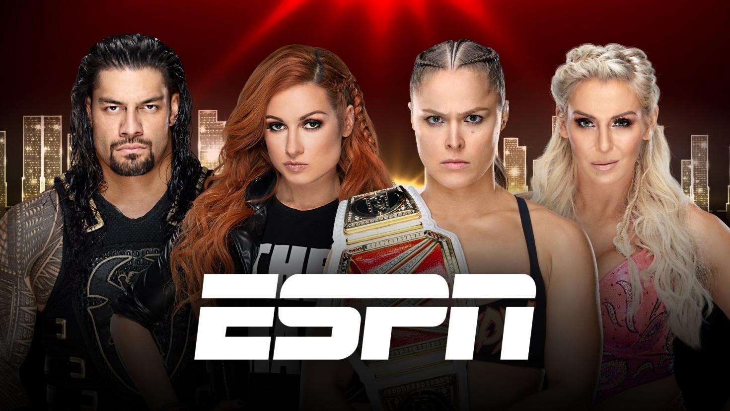 Rousey, Lynch, Charlotte & Reigns to appear on ESPN