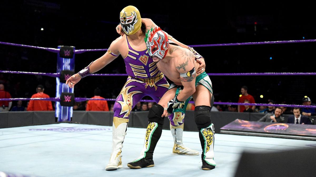 Kalisto injured after fan throws water bottle at him on 205 Live