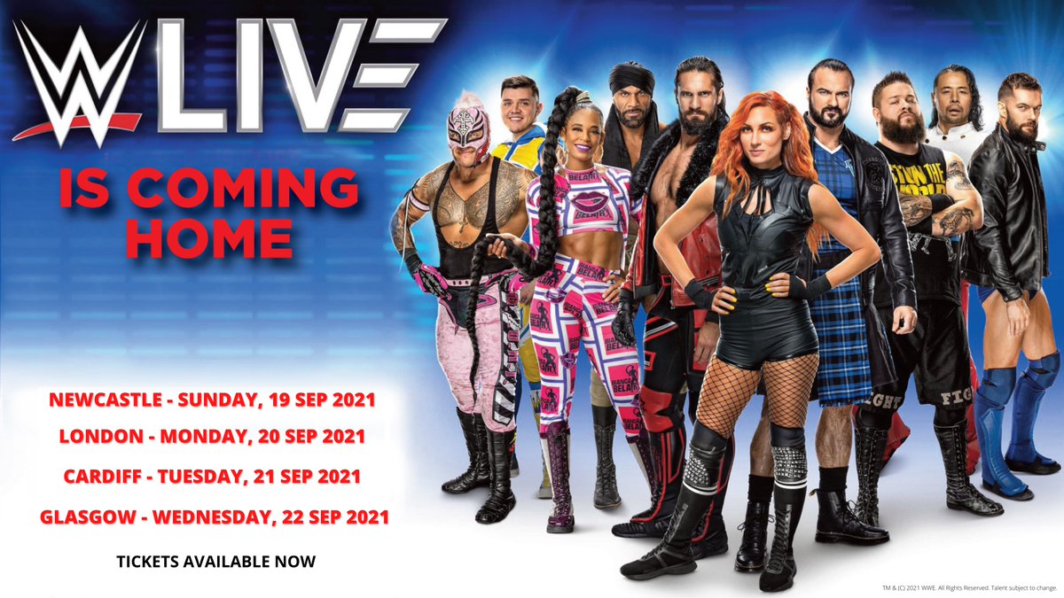 WWE announces talent lineup for United Kingdom tour