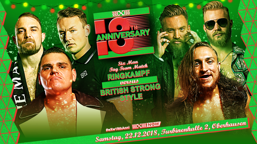 wXw 18th Anniversary results: Ringkampf vs. British Strong Style