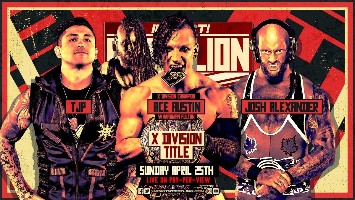 X-Division title match, Cardona vs. Myers set for Impact Rebellion