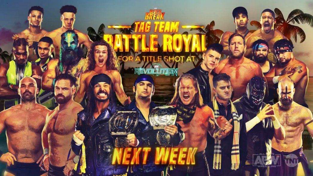 Young Bucks set for AEW Beach Break tag team battle royal
