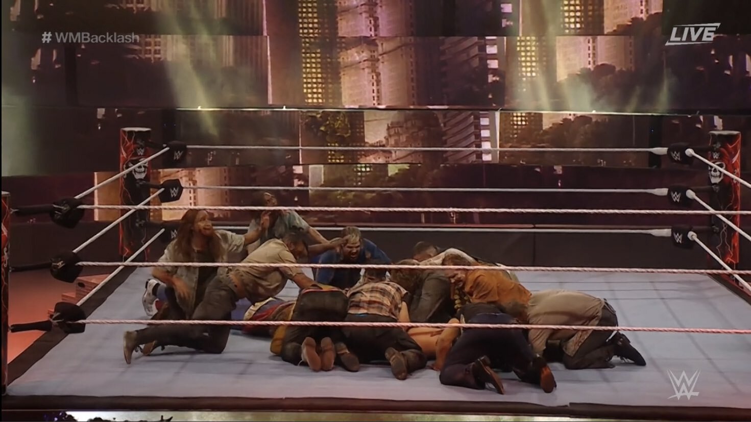 Priest wins zombie lumberjack match at WWE WrestleMania Backlash
