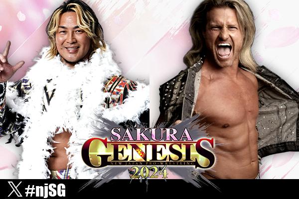 Nic Nemeth vs. Hiroshi Tanahashi official for NJPW Sakura Genesis