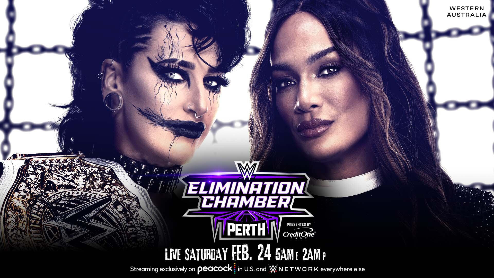 WWE Elimination Chamber live results: Rhea Ripley vs. Nia Jax