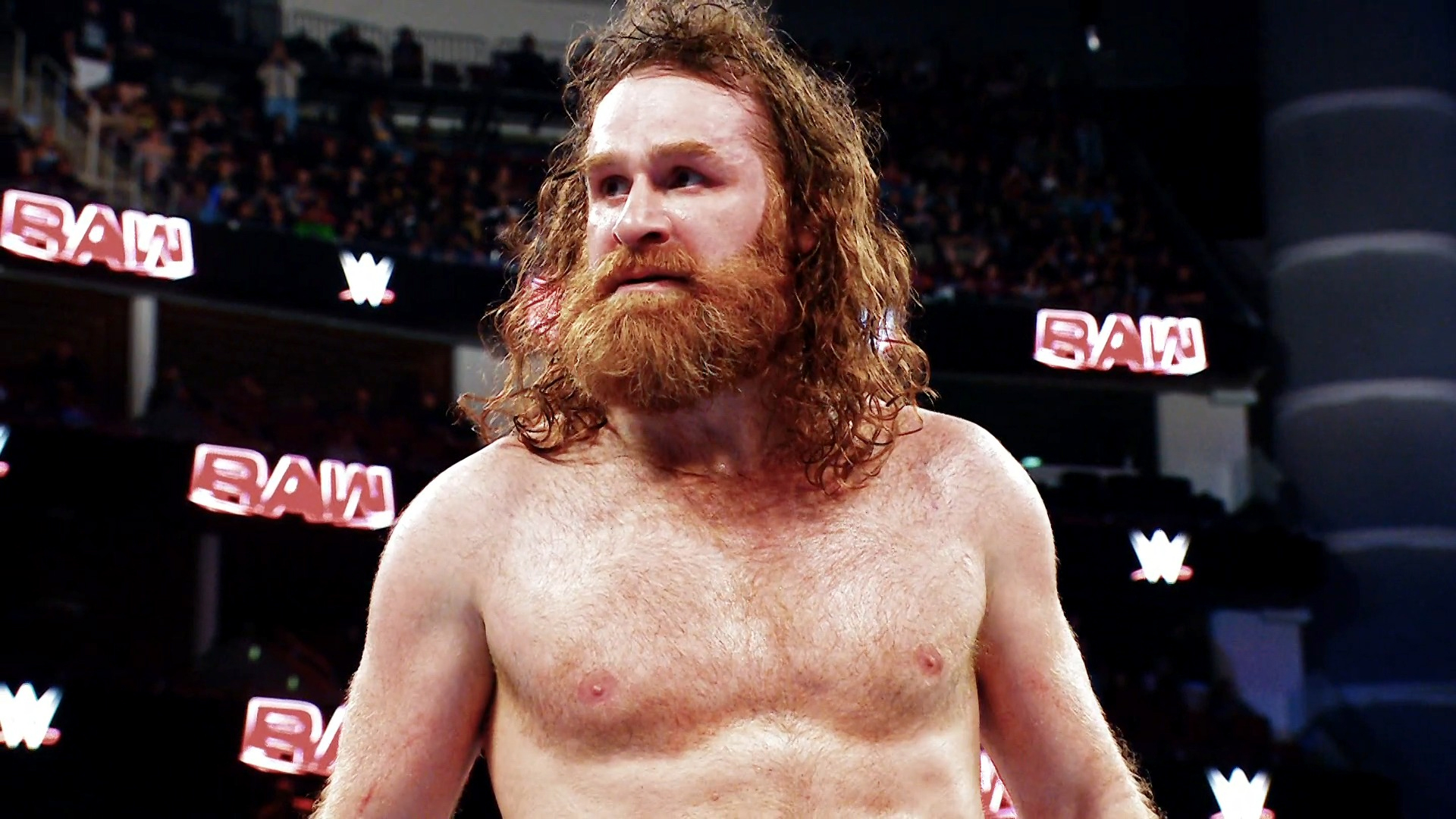 The Latest: WWE Elimination Chamber media call highlights
