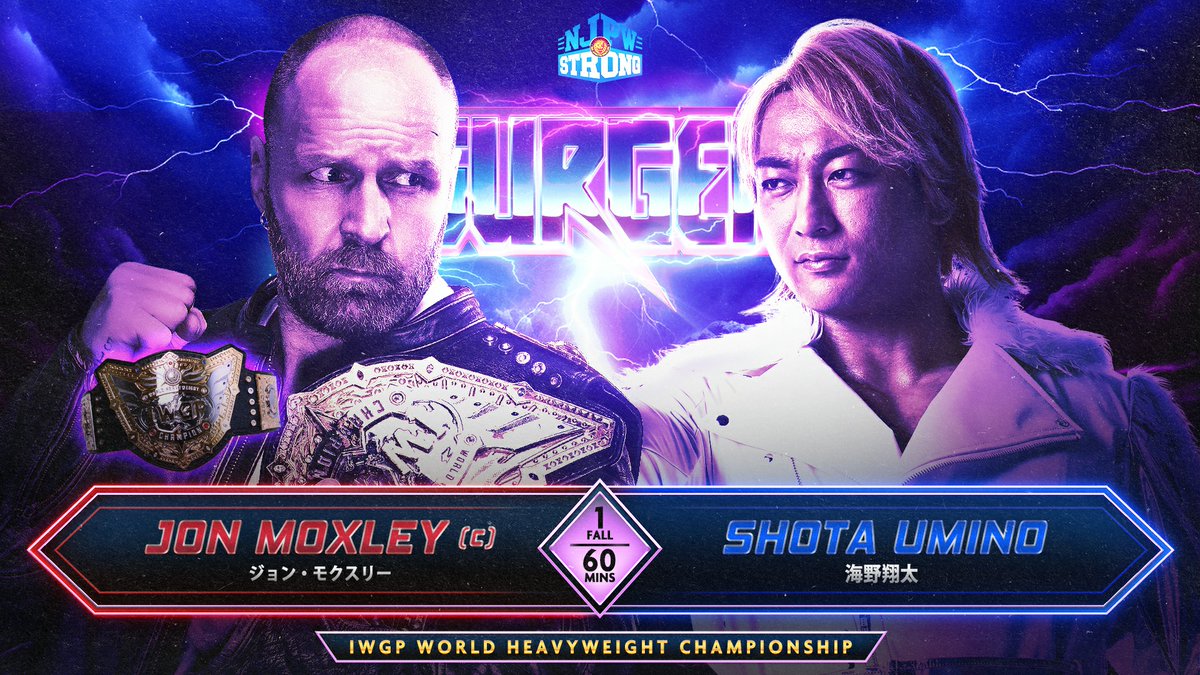 NJPW Resurgence live results: Jon Moxley vs. Shota Umino IWGP World title match