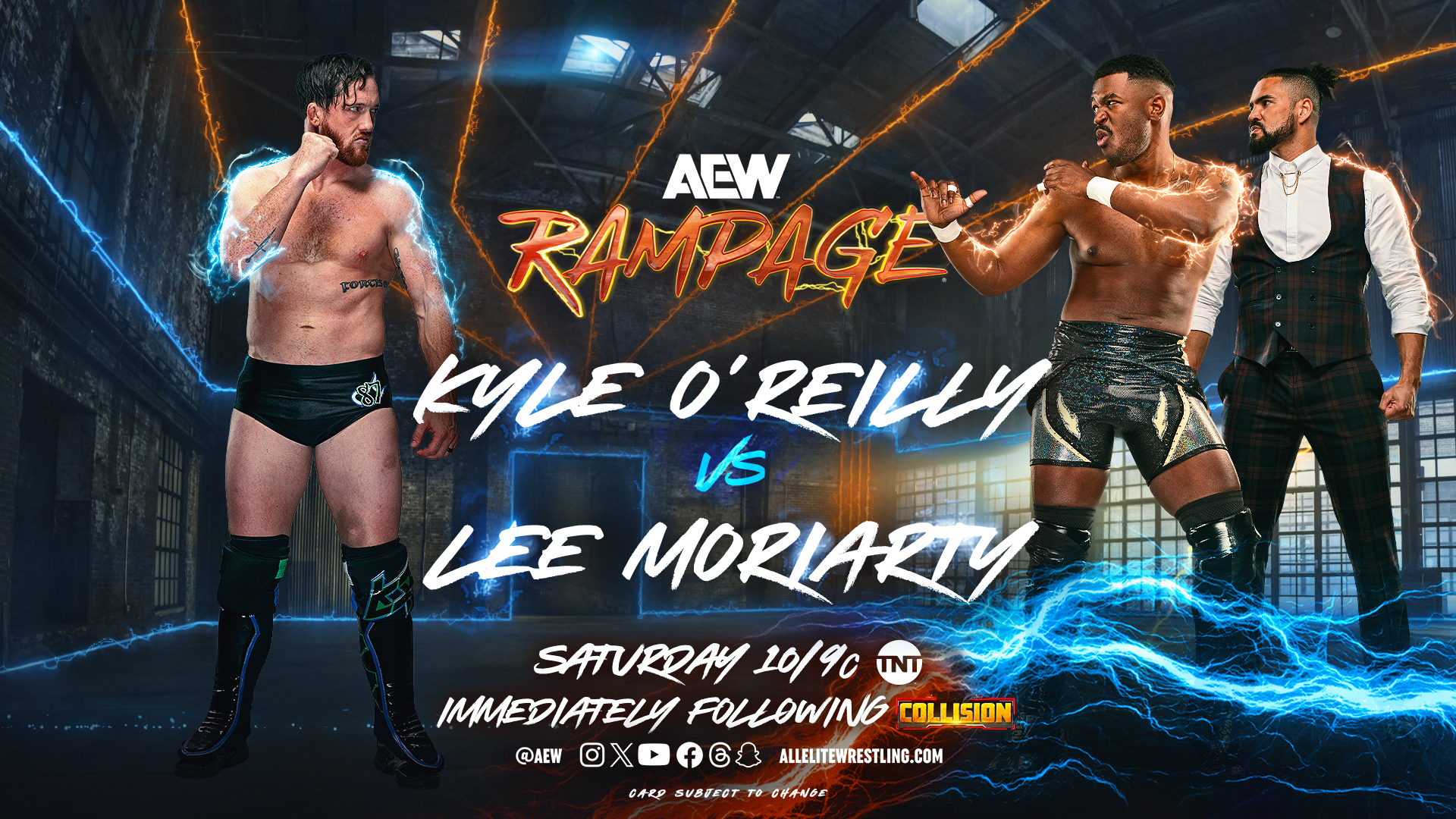 Kyle O’Reilly vs. Lee Moriarty part of four-match AEW Rampage lineup