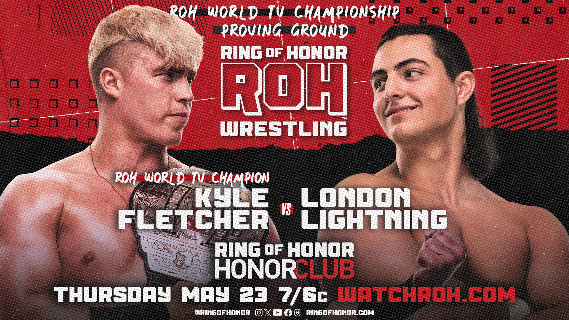Ring of Honor TV live results: Kyle Fletcher vs. London Lightning