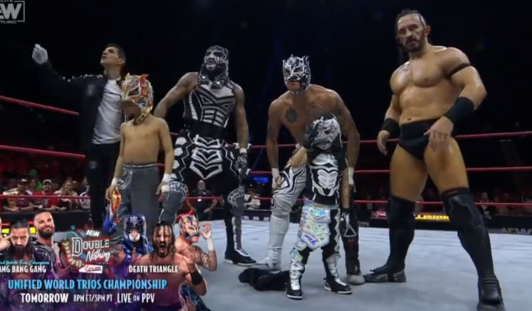 Trios Championship match official for AEW Double or Nothing