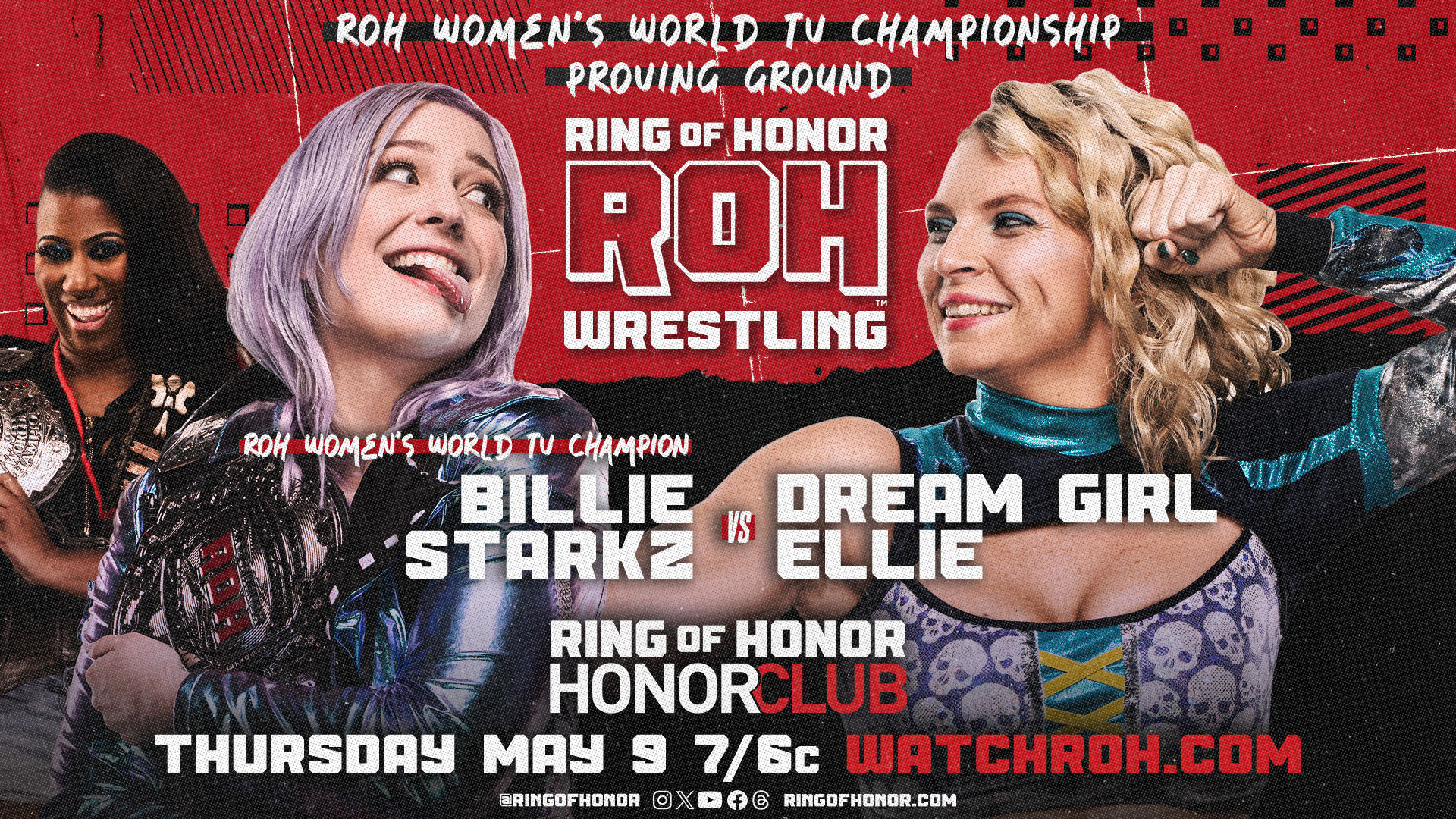 Ring of Honor TV live results: Billie Starkz vs. Dream Girl Ellie