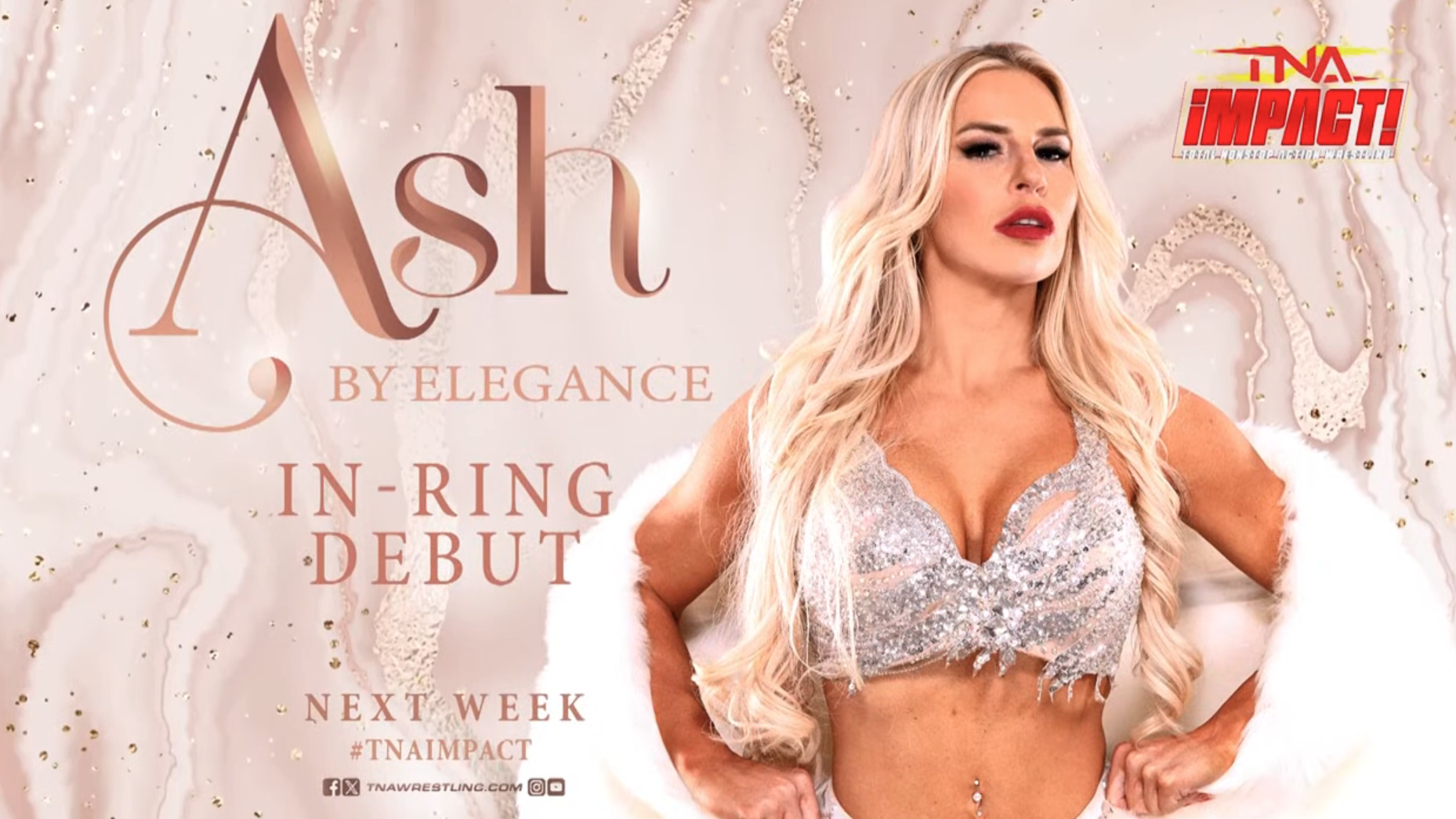 Ash by Elegance in-ring debut announced for next week’s TNA Impact