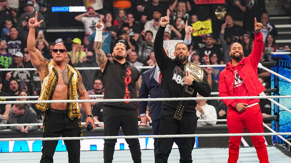 WWE SmackDown video highlights: The Rock officially joins The Bloodline