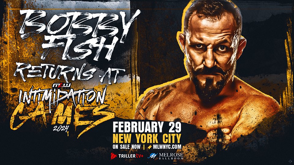 Bobby Fish returning to MLW at Intimidation Games 2024