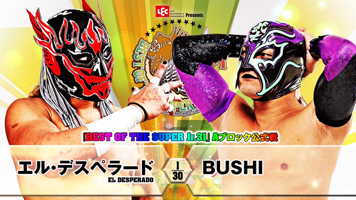 NJPW Best of the Super Juniors 31 night three results, updated standings